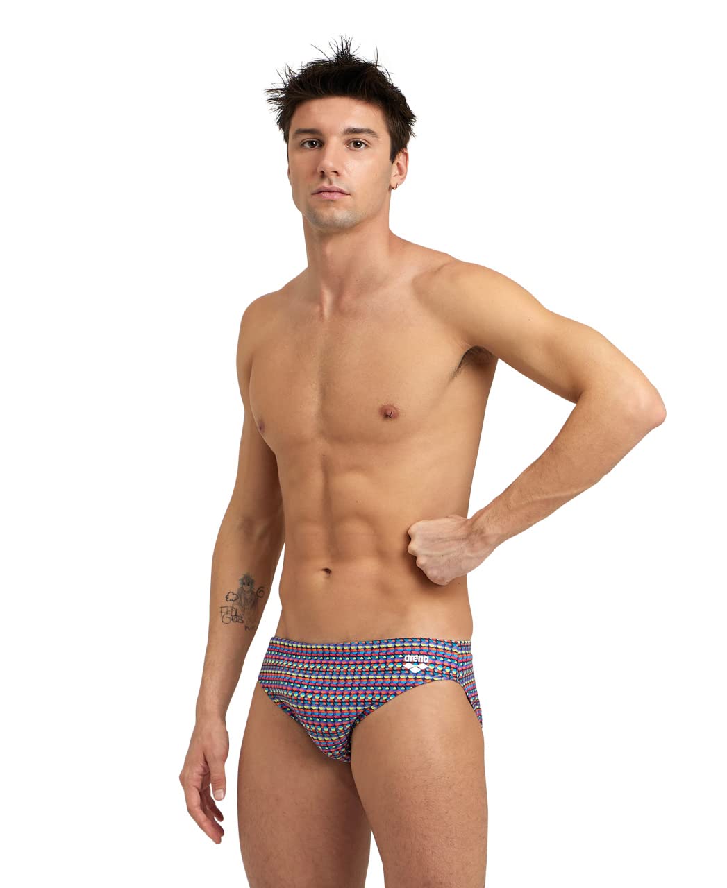 ARENA Men's Swim Briefs Allover Bañador Slip Hombre (Pack de 1)
