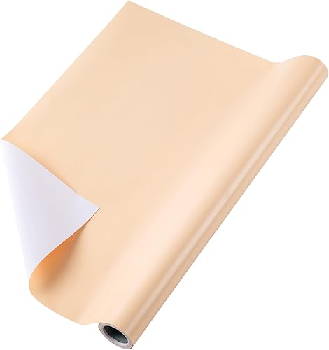 Miniatura 6 de RUSPEPA Papel de regalo color liso color nude  Mini rollo  para Navidad, boda, cumpleaños, ducha, felicitaciones y vacaciones  17 pulgadas x 32.8