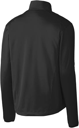 Port Authority Active 1/2-Zip Soft Shell Jacket. J716 Deep Black S