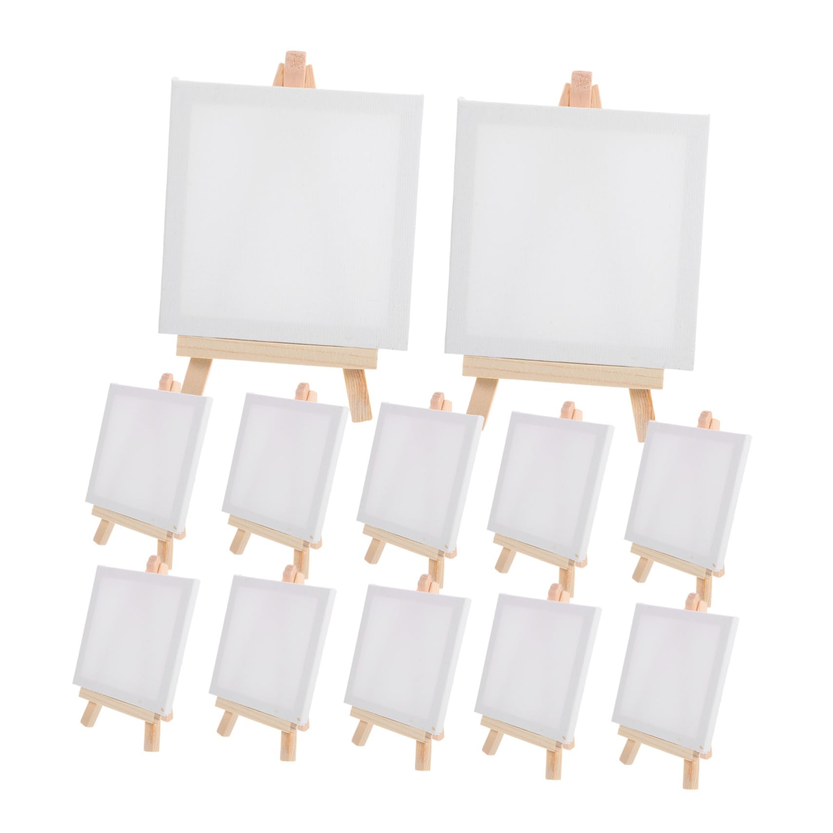 TEHAUX 24piezas Caballete Pequeño Decorativo Para Pintura De Soporte Para Manualidades y Casa y Oficina