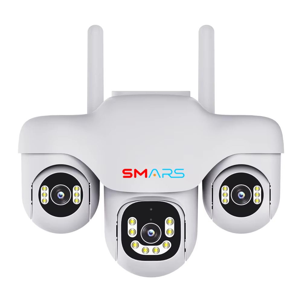 smars 3 Lens 4G Outdoor PTZ Security Camera | 6MP Ultra HD Triple Screen View CCTV, 360° Pan Tilt, AI Human Tracking, Color Night Vision, Two-Way Audio, IP66 Waterproof-image-21