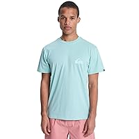 Quiksilver T-Shirt Manica Corta EV Mini Logo SS Uomo Blu