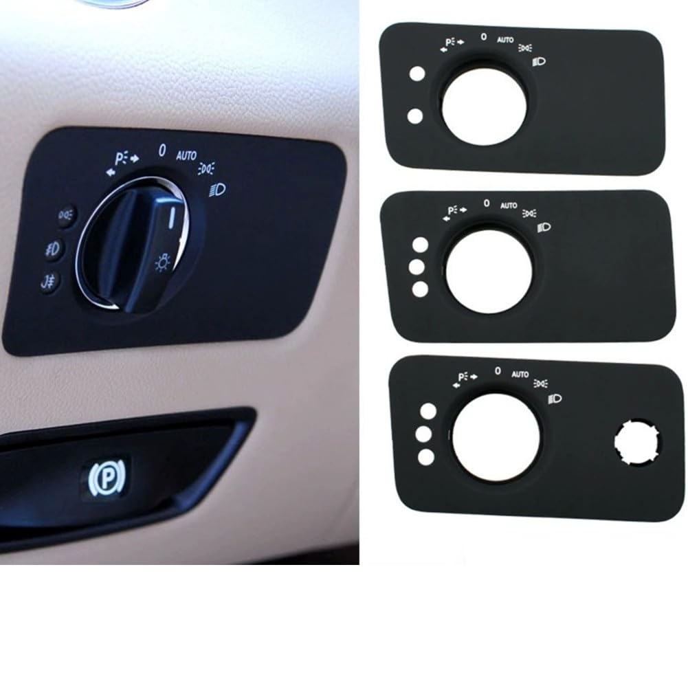 Embellecedor botón faros CLS W219 2007-2009 ABS PC