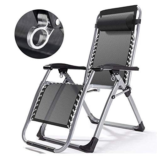 Chaise longue réglable et pliable avec coussin de jardin confort - 6