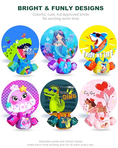 Image of AEOCOO Puddle Float Jumper for Swiming, Toddler Swim Vest for Water Play, Pool Floats with Swimming Arm Floaties Swim Jacket & Water Wings for Kids Swimmies, Boys, Girls, Ninos