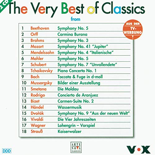 Amazon.com: The Very Best Of Classical Music : VARIOUS ARTISTS: Digital ...