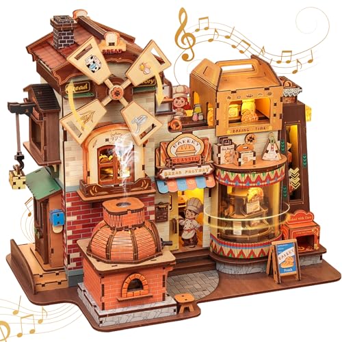 CUTEBEE 3D�ؐ����f���g�ݗ��ăL�b�g �I���S�[�� - DIY�W�I���}�L�b�g LED���C�g�t�� ���y ������ Type-C�d�� 360°��]�f�B�X�v���C �������� �e�B�[��&��l�ւ̃M�t�g(�p���H��)