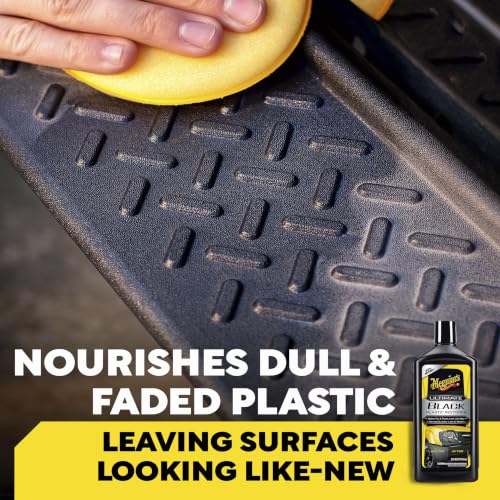 Meguiar's Ultimate Black Plastic Restorer - Kunststoffpflege Auto - Zierleisten & Stoßfänger - hervorragender UV-Schutz und Glanz - Schutz… – Ansicht 5