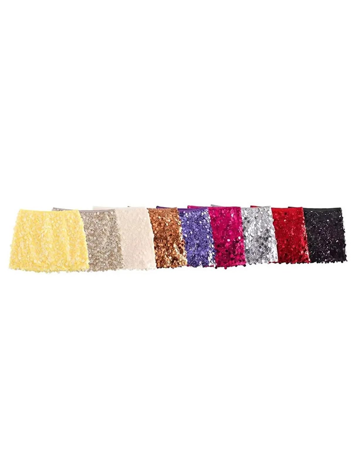 Falda de Lentejuelas Minifalda Ajustada con Lentejuelas for Mujer, Falda Corta de Cintura Alta Cremallera, Estilo Fiesta Verano, for Banquete para Mujeres