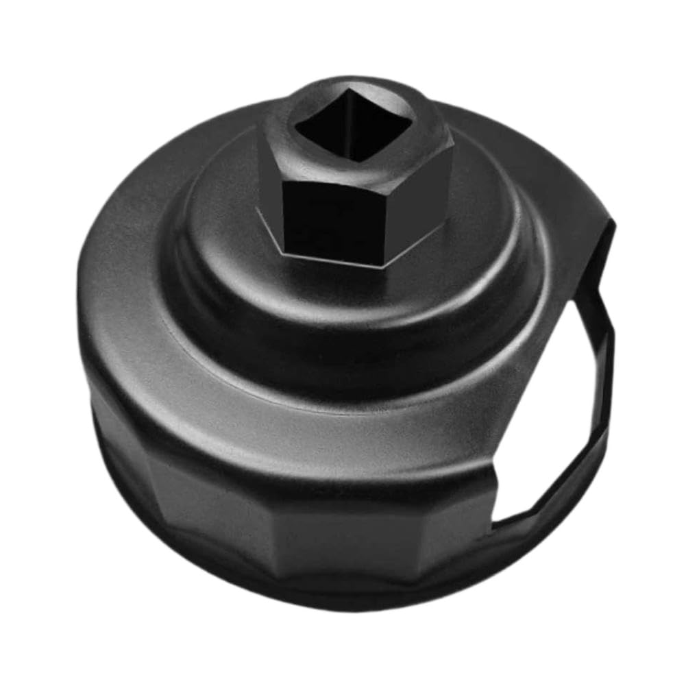 Steel Oil Filter Wrench 76mm Cap Remover Socket Compatible With Motorcycle