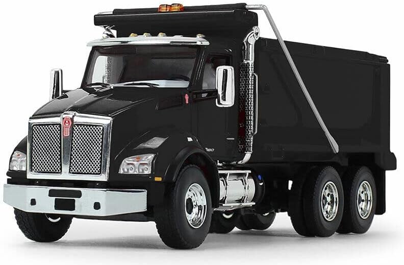 Primer engranaje para camión volquete Kenworth T880 en negro 150 DIECAST modelo preconstruido