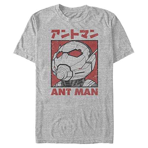 T-shirt Marvel Fourmis Mange-Kanji col rond anti-déformation pour homme