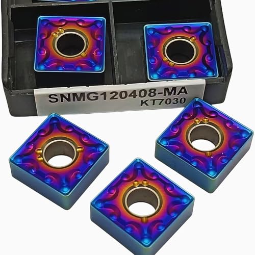 Juego de 10 Insertos para Torneado CNC SNMG120408-MA KT7030 miniatura 4
