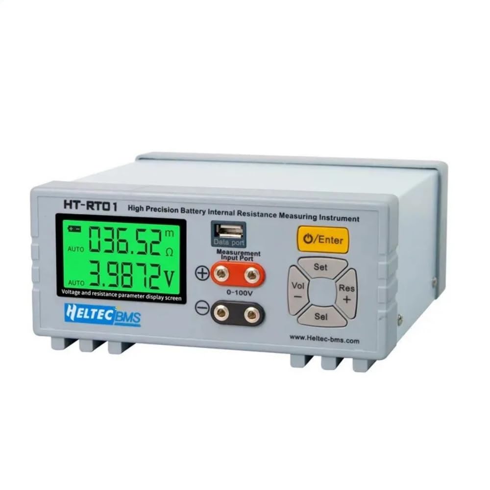 Rear view of Heltec HT-RT01 tester with power input and fuse holder