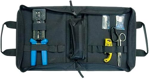 Platinum Tools 90151 EZ-RJ45 HD Kit de terminación básica, con estuche con cremallera. Caja.
