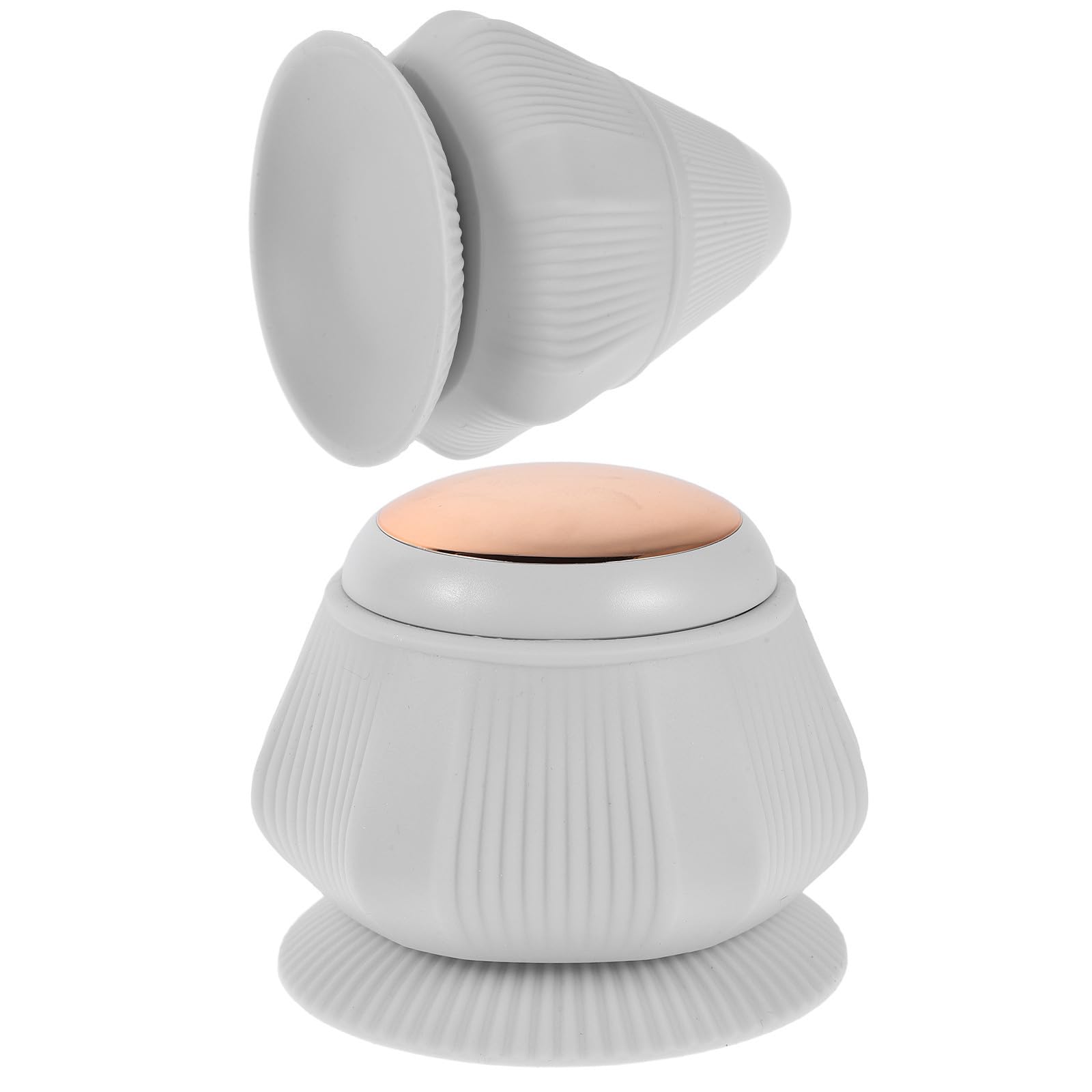 SHINEOFI Tiefengewebsmassagegerät in konischer Form aus Kunststoff mit Vibrations und Heizfunktion, tragbar für Muskelentspannung im Büro und auf Reisen