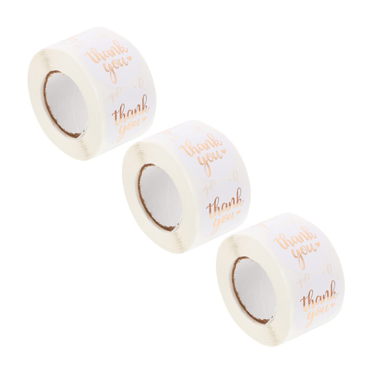 ARTIBETTER 3 Set Stamping Grazie Post Etichette Adesive Appiccicoso Tag Adesivi Borsa Bomboniere Matrimonio Adesivi Aziendali Etichetta Appiccicosa Per Buste 3 * 3
