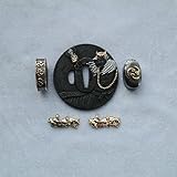 koshirae set Kashira length:About 3.8cm-3.4cm, between 1.49in-1.33in,