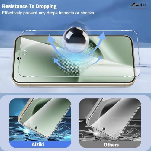 Image of Uyiton Tempered Glass Screen Protector Compatible with Google Pixel 10 Pro XL (6.8 Inch) | Pack of 2 | 9H Hardness | HD Clear | Fingerprint Unlock Compatible | Bubble-Free Installation | Case Friendly