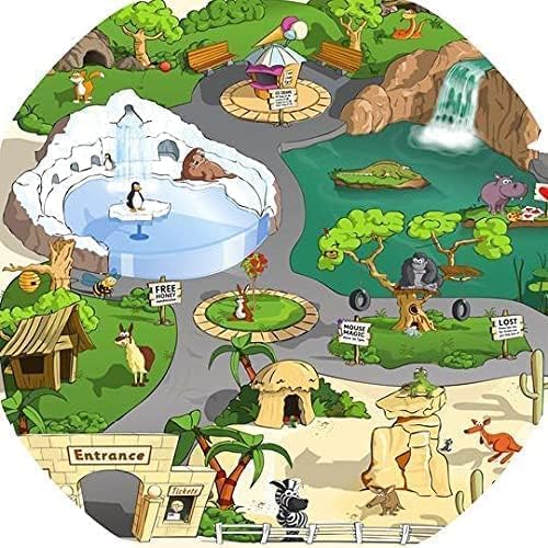 Alphabet Zoo Children's Tuff Tray Play Mat - 33.8 x 33.8 Inches - Vinyl - Tuff Tray NOT Included