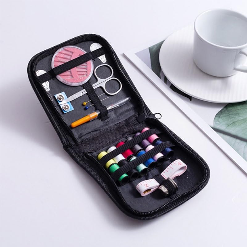 Printed Needlework Bag Handmade Set Sewing Kit Assembly Part Mini Colorful Box