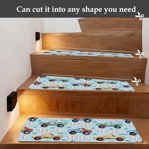 Alfombras para escaleras Mexpekil de 7.8x30" antideslizantes 7
