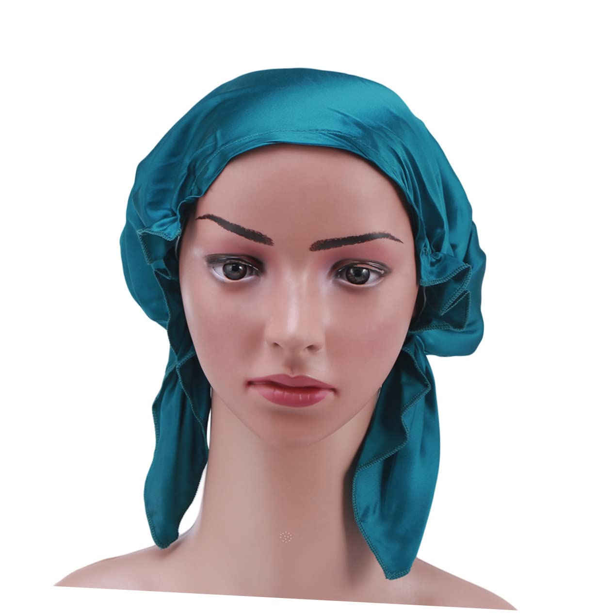 FRCOLOR 2 Gorros De Seda Para Dormir Para Mujer Con Cintas Elásticas Para El Cabello Que Mantienen La Humedad.