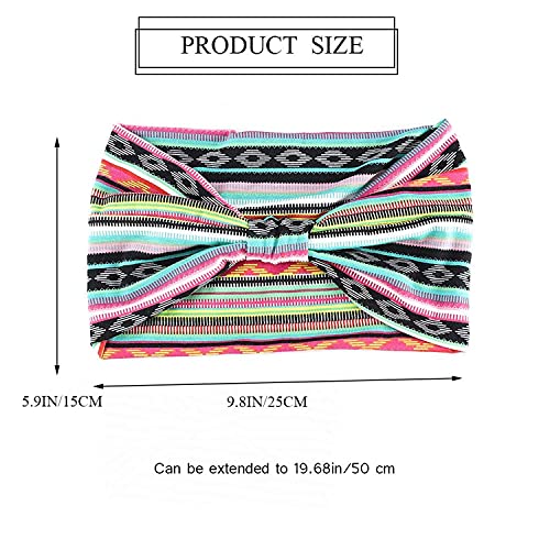 Zyoyo Boho Button Elastic Headband Wide Workout Button Hair Band Headbands Button For Nurses Women Head Bands Slip Headband With Buttons #TOP6