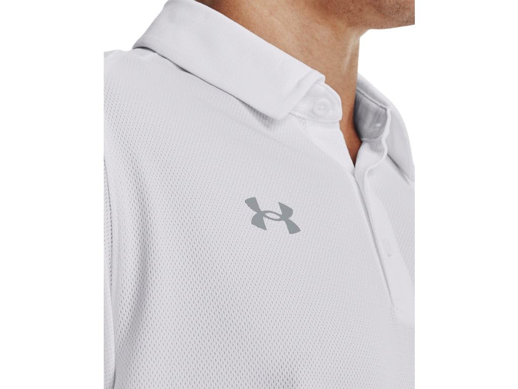Under Armour Tech - Polo técnico deportivo de hombre., Blanco/Blanco, X-Large Tall