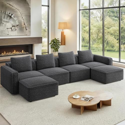 Welzona 132 Modular Sectional Sofa with Ottoman