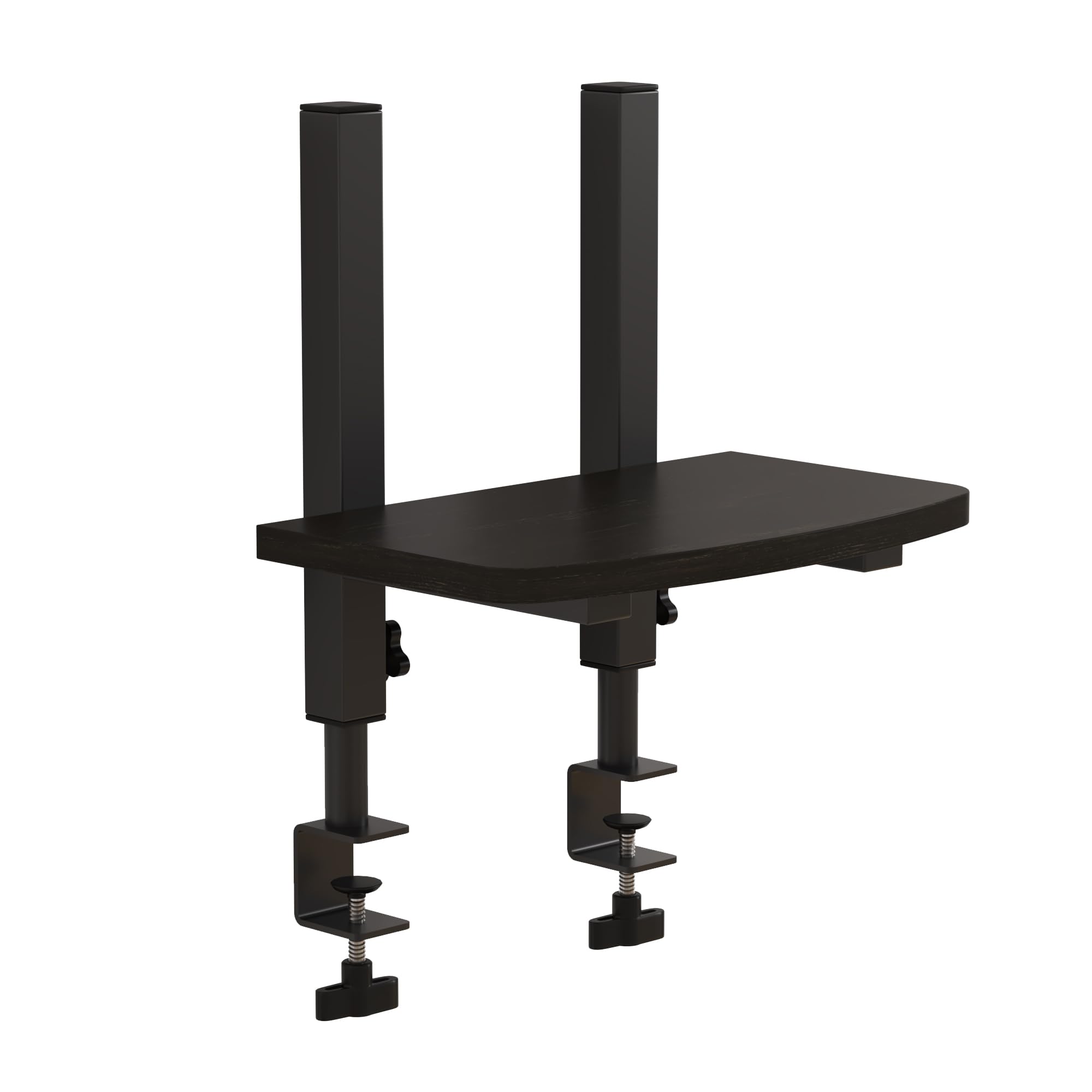 Photo 1 of Mu Guang Clamp-On Monitor Riser - Black MDF Shelf