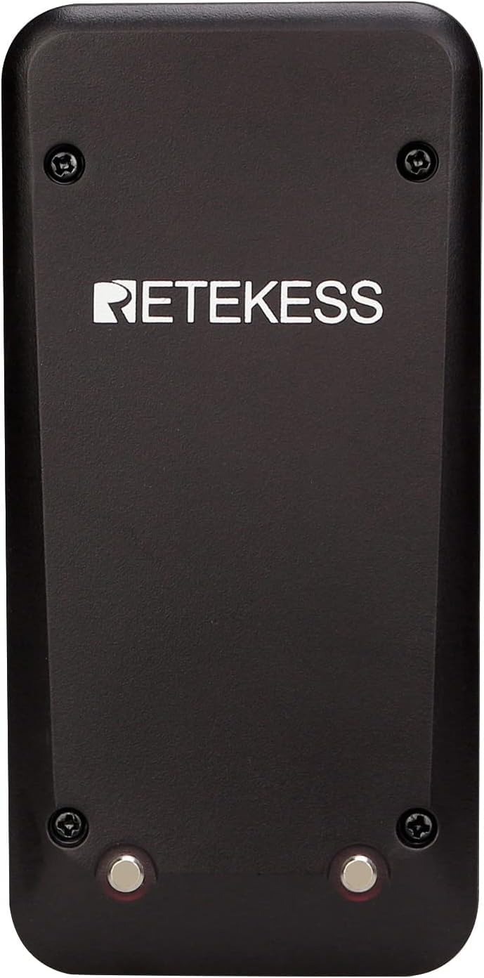 Retekess TD157 Buscapersonas Receptor Compatible con Retekess TD157 Restaurante Buscapersonas Sistema de Llamada Inalámbrico 300mAh 24H 500M Cafetería Pizzería Hotel (Negro, 10 Piezas)
