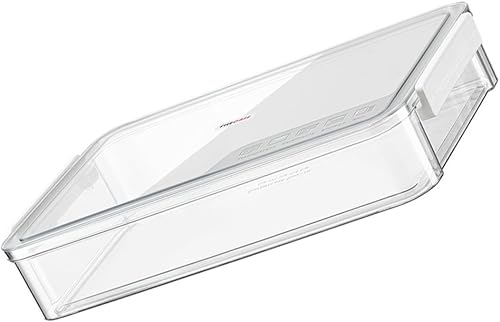 jojofuny Caja organizadora de documentos transparente para mascotas, soporte de almacenamiento de archivos de plástico para mascotas, contenedor de