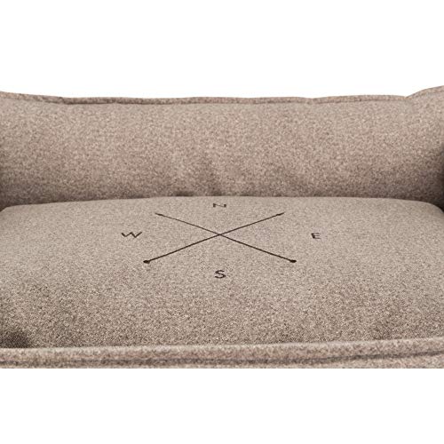 TRIXIE BE Nordic Bett Föhr Soft, eckig, 60 × 50 cm, Sand