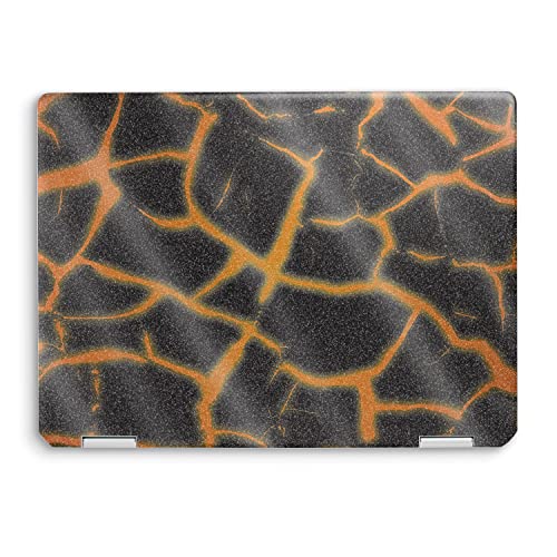 MightySkins Glossy Glitter Skin Compatible with HP Spectre x360 14" (2022) Full Wrap Kit - Lava Rock | Protective, Durable High-Gloss Glitter Finish | Easy to Apply | Made in The USA