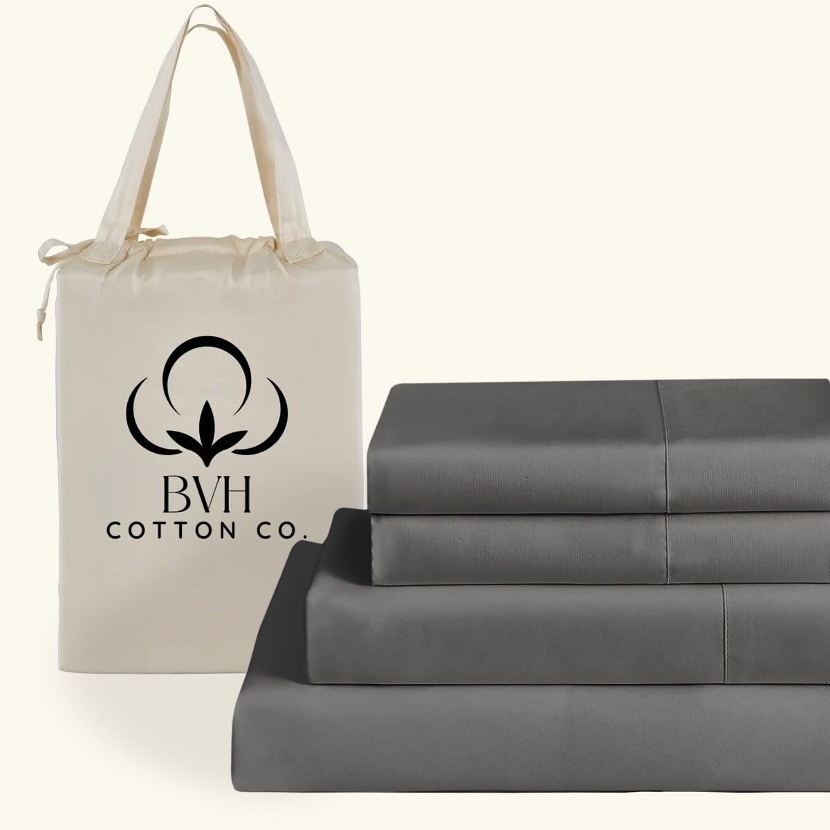 Egyptian Cotton RV King Size Sheet Set 4Pc Bed Set Soft Breathable Percale Weave Fits 10-12 Deep Pocket