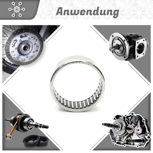 Parts and Parts Nadelhülse HK4520 45x52x20mm, Hochpräzise, hochbelastbar, reibungsarm, langlebiges Nadellager für Automobile, Maschinen und mechanische Geräte