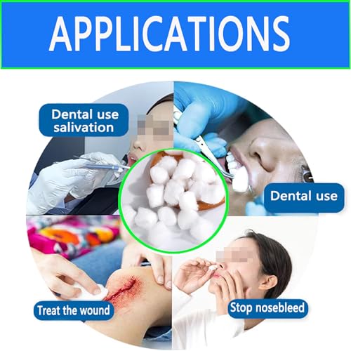 400 Count Pure Cotton PremiumCotton Balls,Organic Cotton Balls, Absorb Well, Super Soft,Multipurpose for Makeup Removal,Applying Lotion or Powder,Nail Polish, for Everyday Household Use(2 * 200)