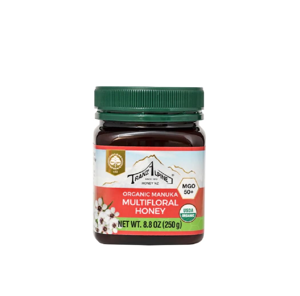 honeyたん Amazon.com : Tranzalpine Organic Manuka Multifloral Honey Blend