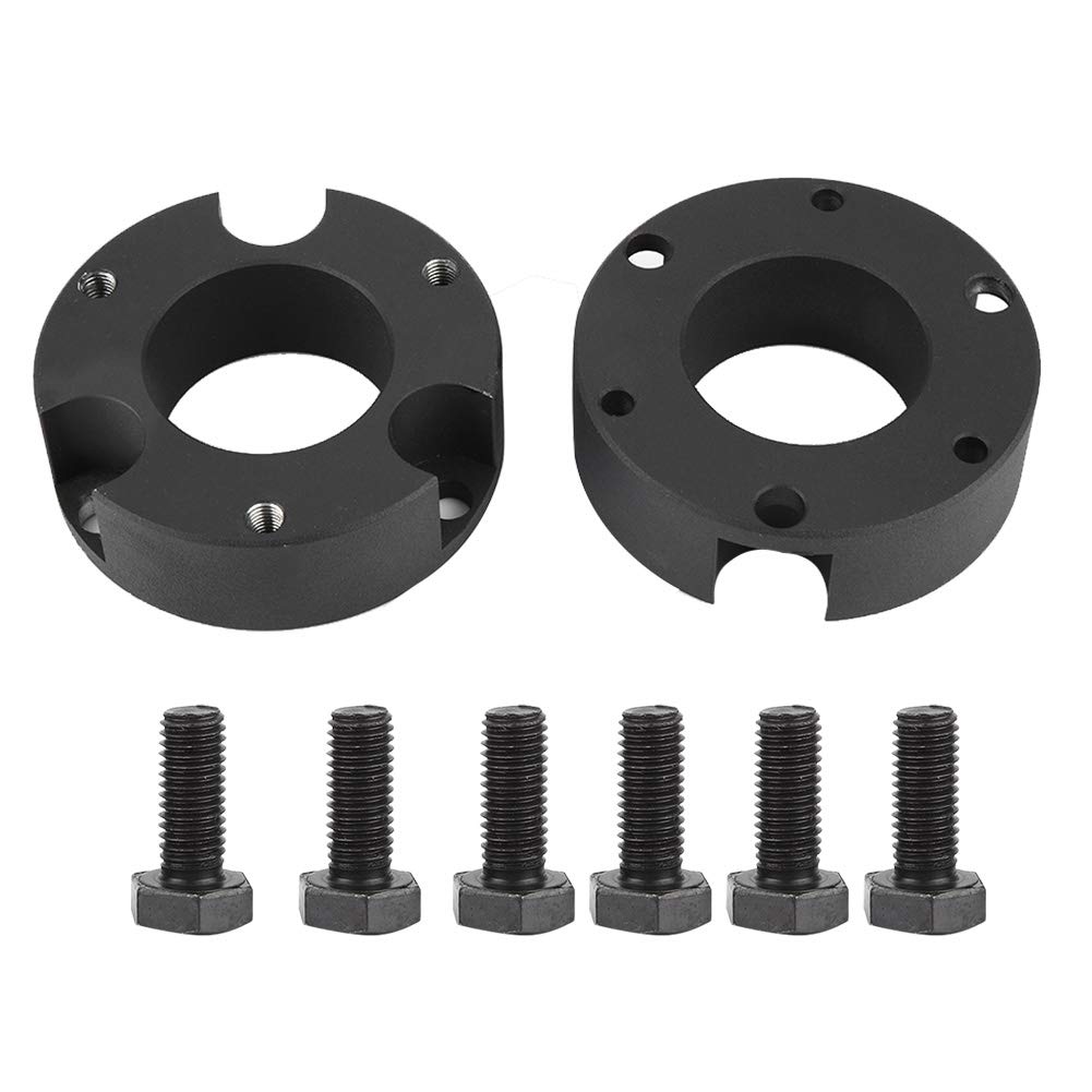 Zestaw podnośnika do poziomowania przedniego 3-calowe aluminiowe elementy dystansowe zawieszenia obrabiane CNC do dużych obciążeń dla FJ Cruiser 2WD 4WD 2005 2019 Czarny