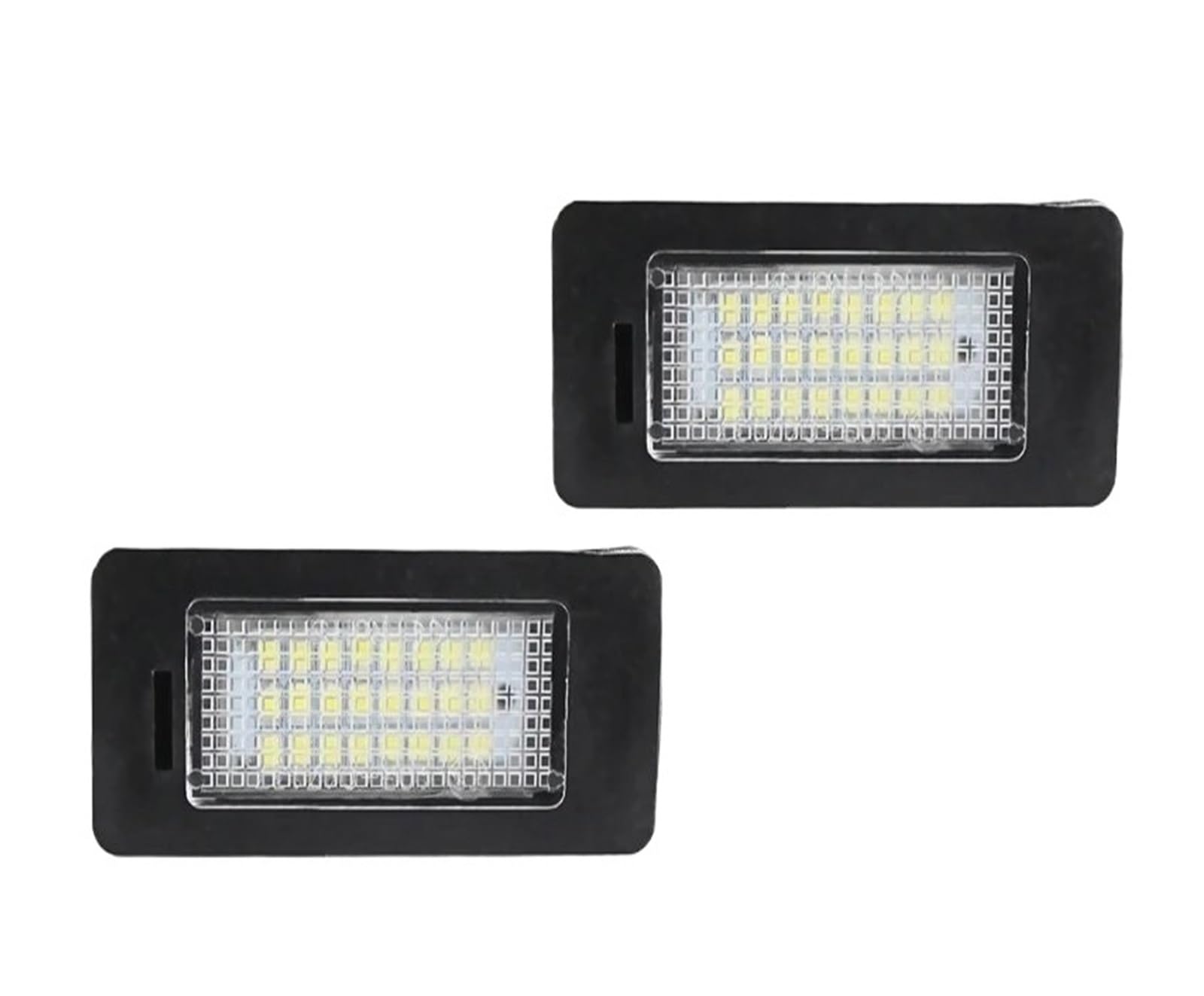 Luces matrícula LED Canbus E39 E90 E70 con 2 unidades de luz blanca para placa trasera 7
