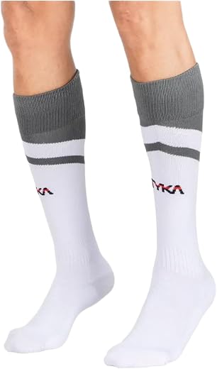 TYKA Football Elite Super Soft Synthetic Fabric Socks for Men &amp; Women | Moisture Transport System | 4-Way Stretch Mobility...