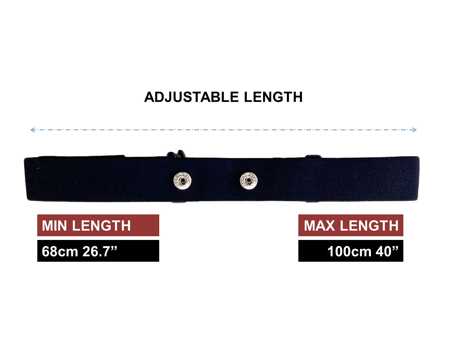 Cardiosport Super Soft Heart Rate Monitor Chest Belt Sizes S XL, for