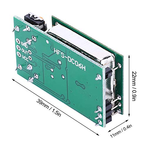 Sensor de radar de microondas 5.8GHz HFS DC06 evita fallos por calor en interruptor 3