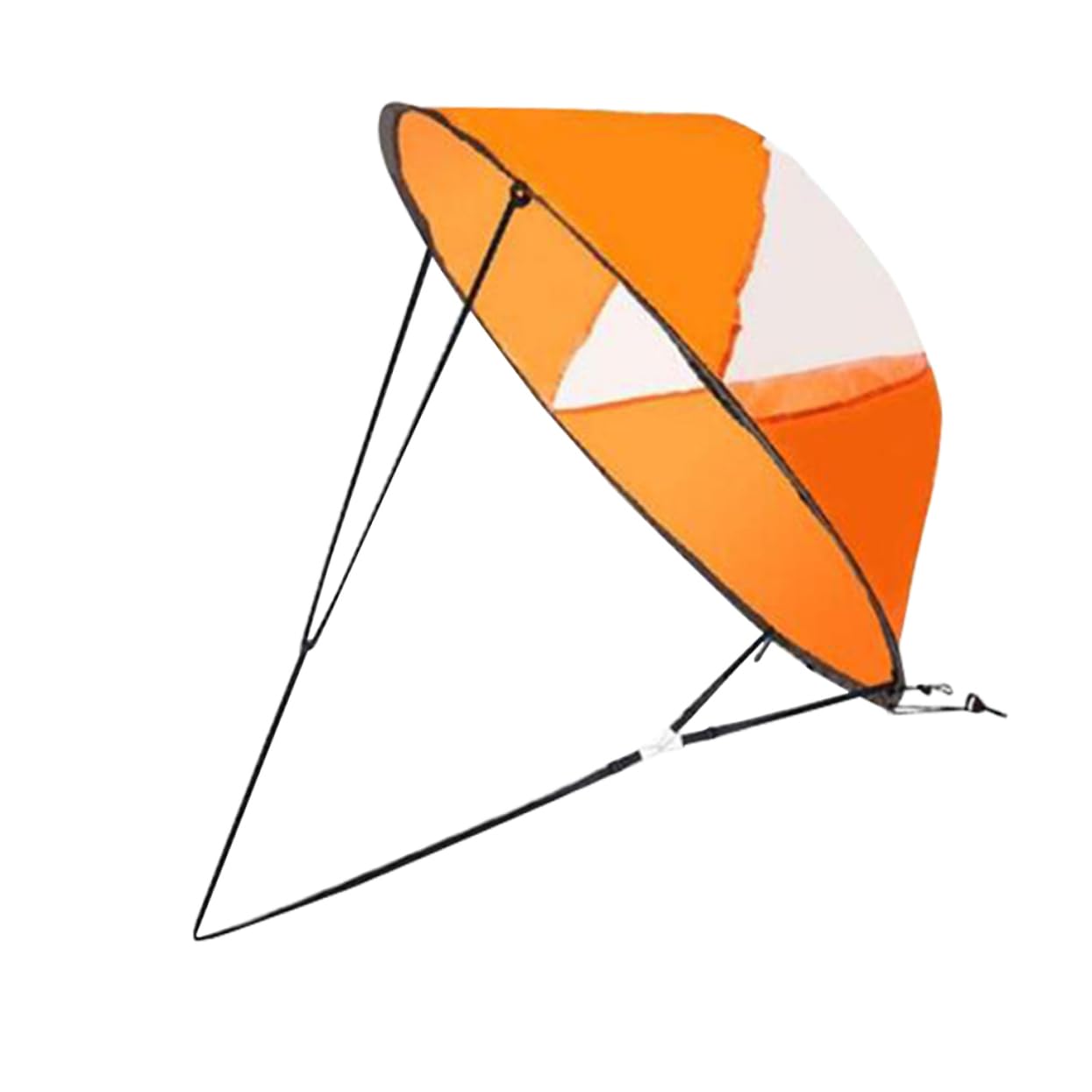 Gatuida Sail de Viento para Kayak Plegable de PVC con Clips, Fácil de Usar y Montar, Adecuado para Canoa Inflable y Navegación Recreativa Portátil