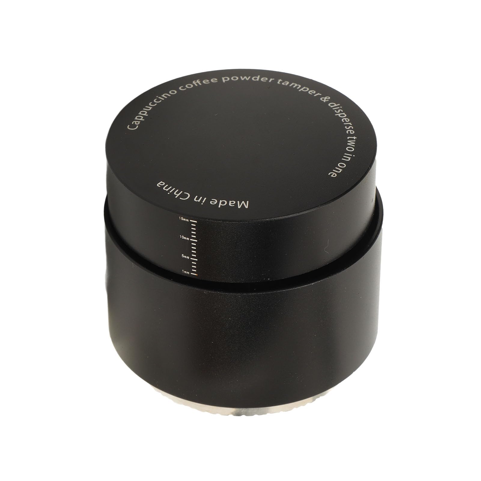 Dispenser per Manomissione caffè, Design Standard a Pressione Costante Tamper per Polvere di caffè Impugnatura Ergonomica Fondo Largo per Uso Domestico (Base waffle 58 mm / 2,28