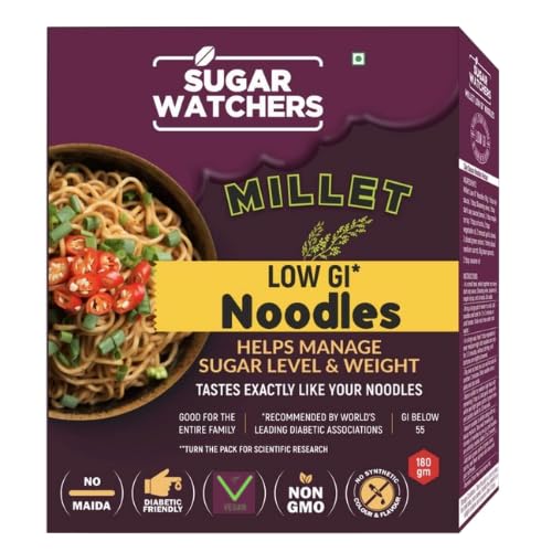 Sugar WatchersSugar Watchers Low GI Millet Noodles, No Maida, Non-Fried, Diabetic Friendly
