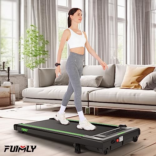 Image of FUNMILY Walking Pad with Incline 8%, 3.5HP Under Desk Treadmills for Home Office Apartment Dorm, 400lbs Capacity, LED Display, Portable Compact Space-Saving Design, Quiet Walking Pad Treadmill