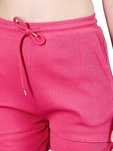 Image of CHKOKKO Women's Regular Cotton Regular Fit Plain Shorts for Women