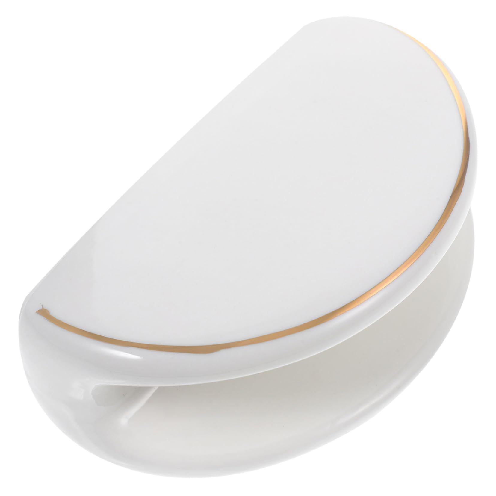 Alipis 5piezas Soporte Cerámico Para Servilletas Bordes Dorados Dispensador De Servilletas Para Decoración De Mesa Para Cocina y Comedor